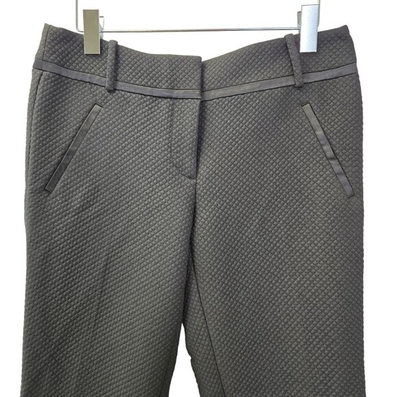 Loft Marisa Quilted Tuxedo Style Pants Size 4 - Picture 5 of 6